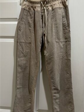 James Perse Women’s Drawstring Chinos in Taupe
